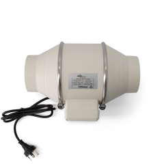 100mm - In-line Fan With Run On Timer
