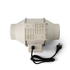100mm - In-line Fan With Run On Timer