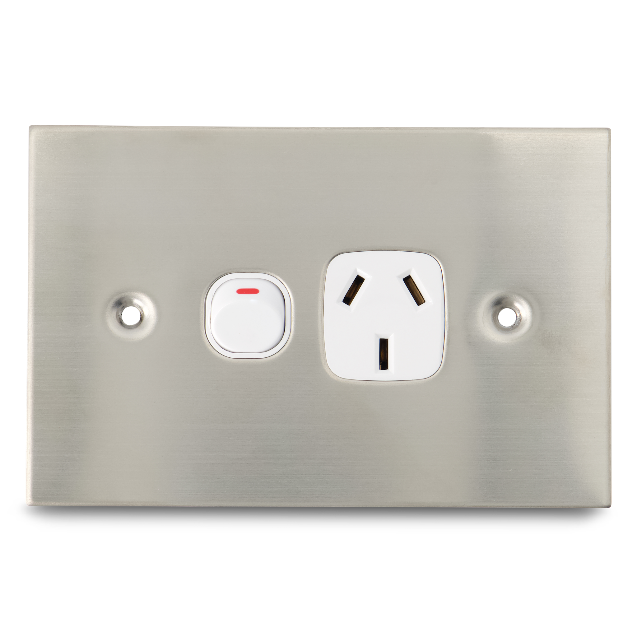 Stainless Steel - Single 10Amp Powerpoint / GPO Outlet – Nixon Data ...