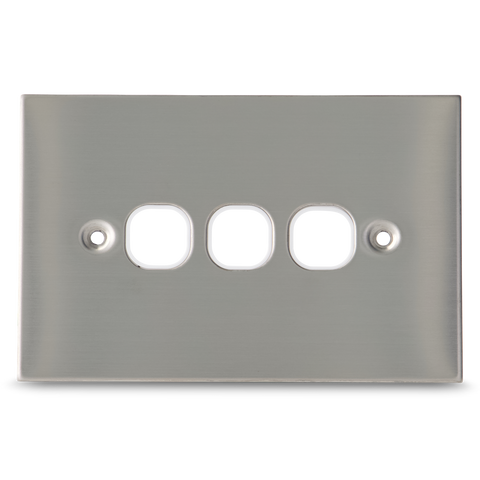 Stainless Steel - 3 Gang Wall Plate