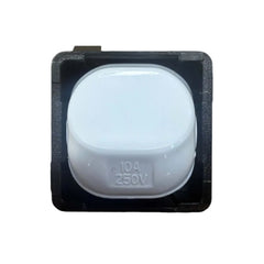 Custom White Double Pole Switch 10AMP