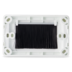 Bull Nose Plate - White