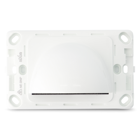 Bull Nose Plate - White