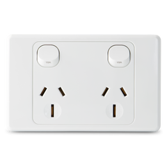Double 15Amp Powerpoint / GPO Outlet