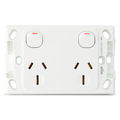 Double 15Amp Powerpoint / GPO Outlet