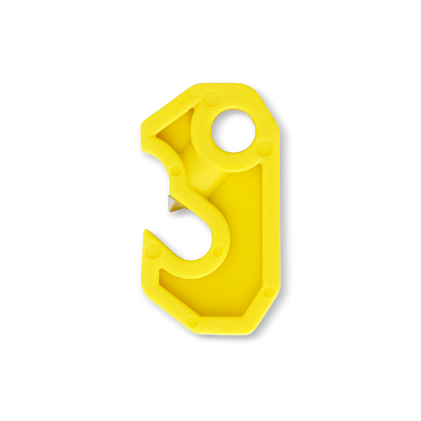 Lock Dog - Small Circuit Breaker Lock Off - Yellow