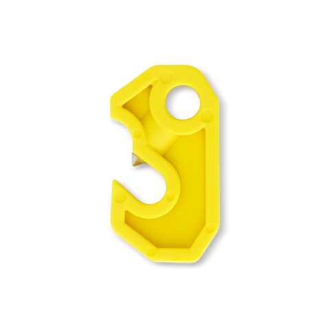 Lock Dog - Small Circuit Breaker Lock Off - Yellow