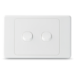 2 Gang - Wall Switch