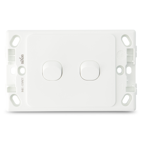 2 Gang - Wall Switch