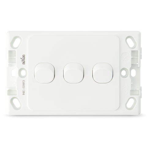 3 Gang - Wall Switch