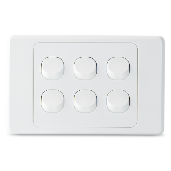 6 Gang - Wall Switch