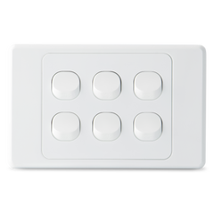 6 Gang - Wall Switch