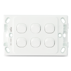 6 Gang - Wall Switch