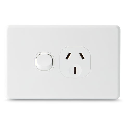 Classic Single 10Amp Powerpoint / GPO Outlet