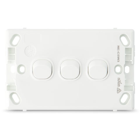 Classic 3 Gang - Wall Switch