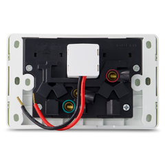 Double 10Amp Powerpoint / GPO Outlet - WITH DOUBLE TYPE A+C USB - DOUBLE POLE