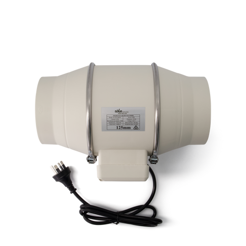 125mm - In-line Fan With Run On Timer
