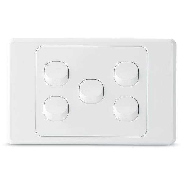 5 Gang - Wall Switch