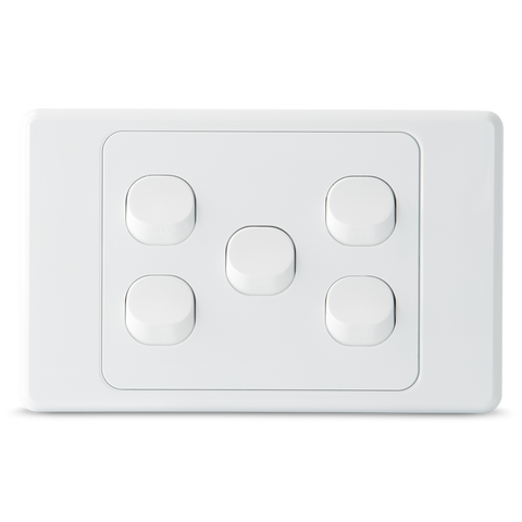 5 Gang - Wall Switch