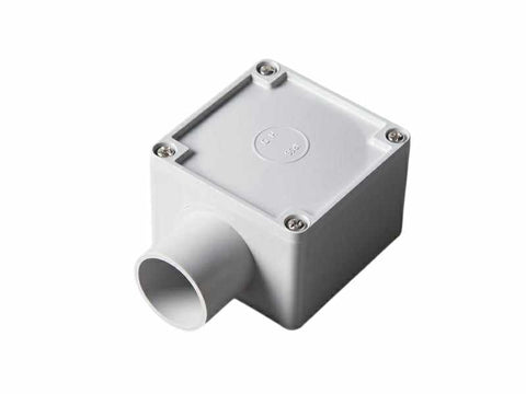 32mm - 1 Way Conduit Box