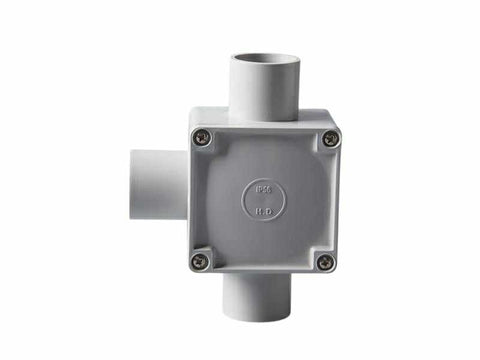 32mm - 3 Way Conduit Box