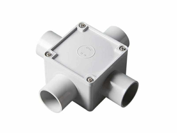 32mm - 4 Way Conduit Box