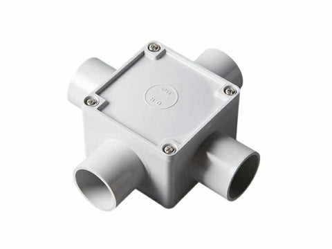 32mm - 4 Way Conduit Box