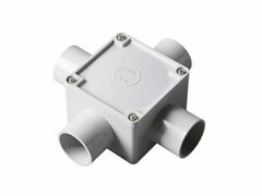 32mm - 4 Way Conduit Box