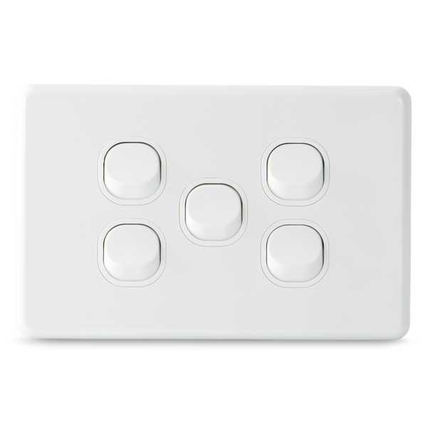 Classic 5 Gang - Wall Switch