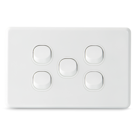 Classic 5 Gang - Wall Switch