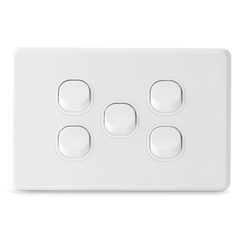 Classic 5 Gang - Wall Switch