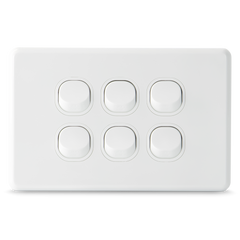 Classic 6 Gang - Wall Switch