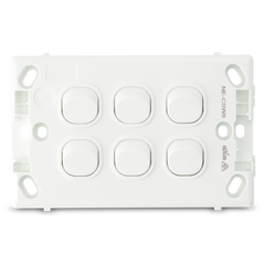 Classic 6 Gang - Wall Switch