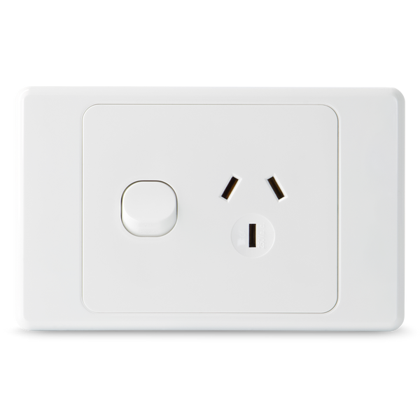 Single 10Amp Powerpoint / GPO Outlet