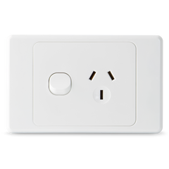 Single 10Amp Powerpoint / GPO Outlet