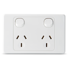 Double 10Amp Powerpoint / GPO Outlet