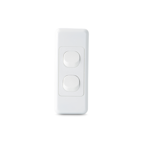 2 Gang  - Architrave Switch