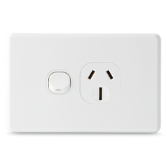 Classic Single 15Amp Powerpoint / GPO Outlet