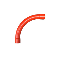 63mm - 90 degree - Sweep Bend - Orange Underground