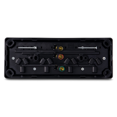 QUAD 10Amp Powerpoint / GPO Outlet - Double Pole - BLACK