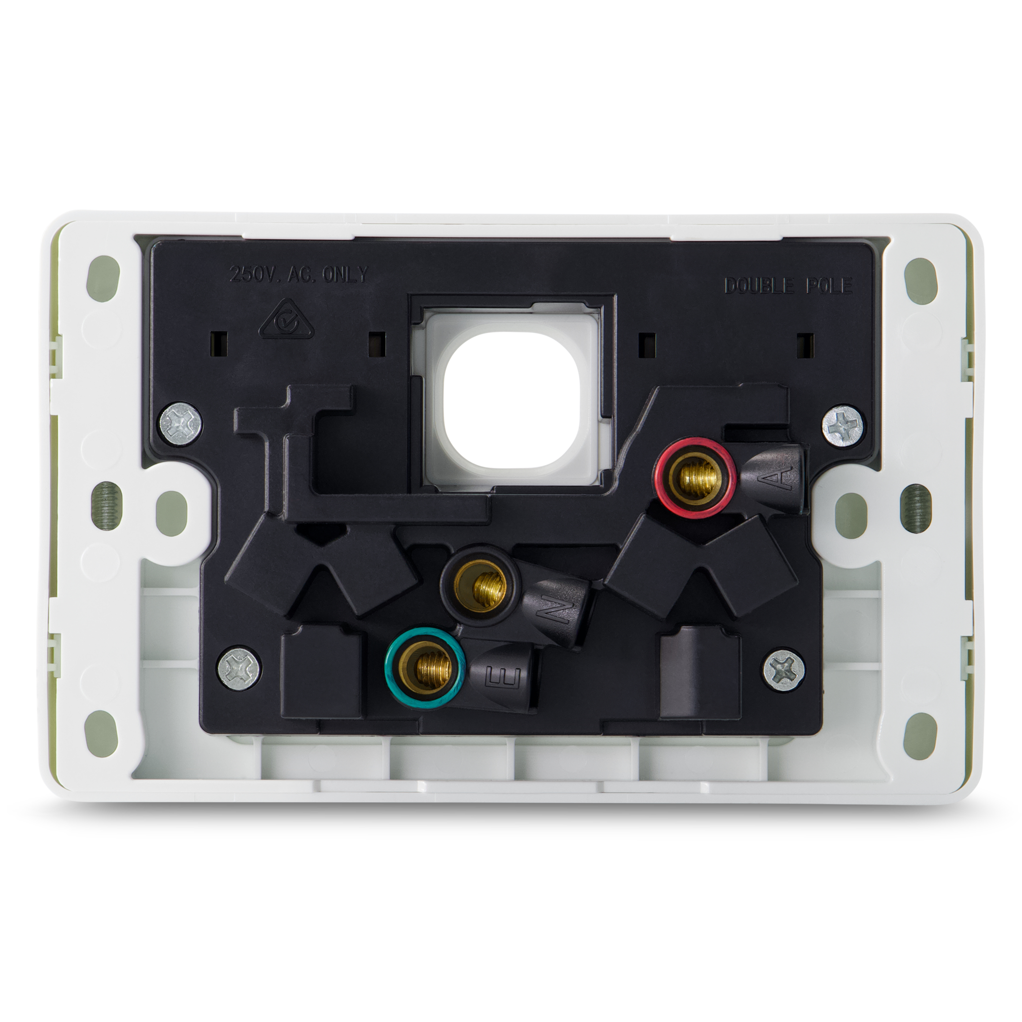 Double 10Amp Powerpoint / GPO Outlet with Provision for extra Switch ...