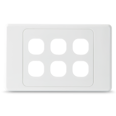 6 Gang - Wall Plate