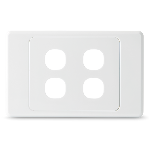 4 Gang - Wall Plate