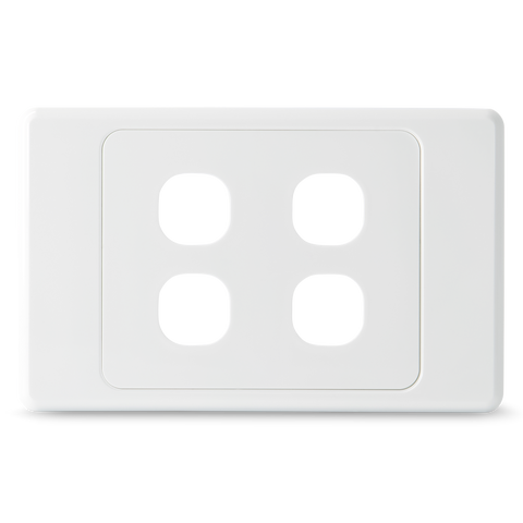4 Gang - Wall Plate