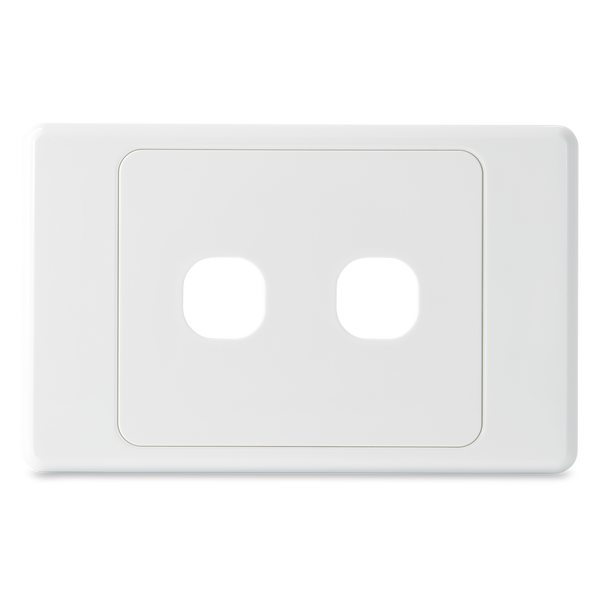 2 Gang - Wall Plate