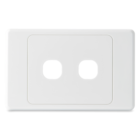 2 Gang - Wall Plate