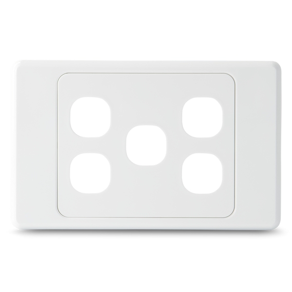 5 Gang - Wall Plate