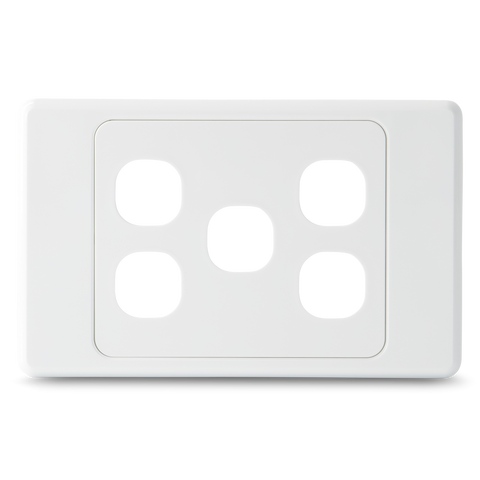 5 Gang - Wall Plate