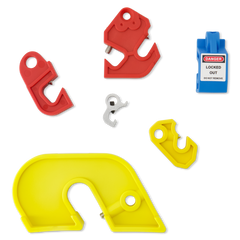 Lock Dog - Medium Circuit Breaker Lock Off - Blue