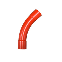 80mm - 45 degree - Sweep Bend - Orange Underground